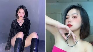 Dương Tiểu Hân thân hình chuẩn với phong cách quyến rũ