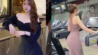 Diệu Linh 2k2 Ngày Đi Tập Gym Tối Banh Háng Cho Bố Đường Xả Tinh 2