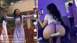 Nghỉ học hóa thân hình dâm nữ dụ trai