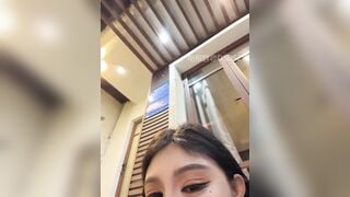 Em teen TQ cực xinh dâm đãng đi du lịch mà vẫn k quên nghề show lồn cho ae xem p8