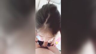 Yêu nhau 6 tháng, Lần đầu dạy em người yêu Ngây thơ Loli mình dây bú cu quay video
