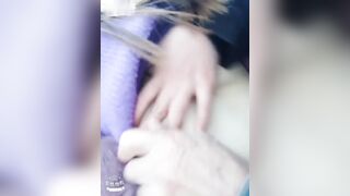 Gái dâm ra bờ sông gạ ông chú đg câu cá cho sờ hàng dâm bú cặc gạ đụ public