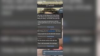 Call video với em teen VN dâm thèm cặc Tây trốn ck call móc cho th Tây nó xem p2