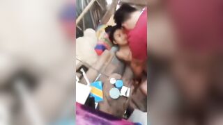 Đụ vội vàng con em họ mới lấy chồng, đụ nhanh sợ chồng nó về phát hiện.