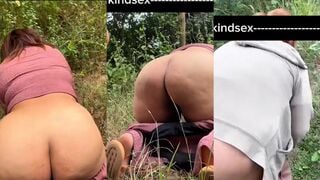 Đụ chị hàng xóm chuppy ngoài vườn P4