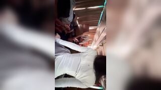 Cặp đôi Sinh viên, Loli mình dây Lén djt Nhau Trên xe bus Public quay video