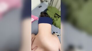 nhân trần cặp mông siêu to của em sinh viên 2k6 dâm đãng
