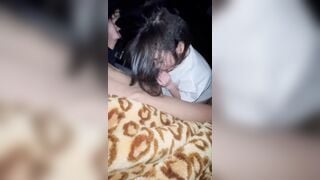 Túm tóc em ghệ k9 cực xinh bú cu dâm đãng địt lồn nhiều nước
