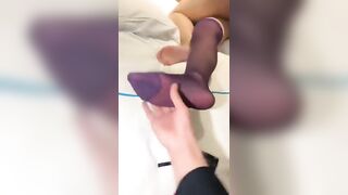 Chồng biến thái thích nhìn vợ bị người khác đụ 33