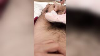 Bắt bé e họ loli dùng chân sục cặc cho nứng r đè e ra đụ bắn trg tinh chảy ra k ngừng