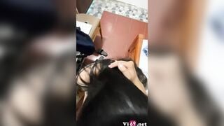 Xin mẹ qua nhà bạn học thêm, em học sinh c3 bị bạn trai xả tinh vào mồm